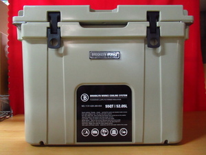 BROOKLYN WORKS ブルックリンワークス HARD COOLER クーラーボックス 55QT ベージュ 管理FU1004s-I04