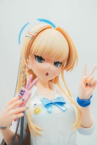 【完成品】1/6 飛鳥馬 トキ ギャル ガレージキット ブルアカ フィギュア ブルーアーカイブ ポリゴ booth となモ 制服 Blue Archive ガレキ