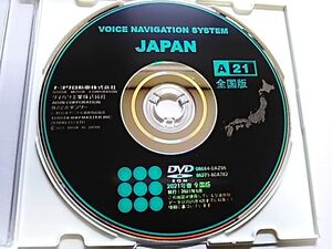 トヨタ 純正 2021年 春 A21 最終更新年度版 (※18系クラウン前期 120系 マークX前期 他でも使用可能) DVD ROM 超美品 使用傷なし 新品同等