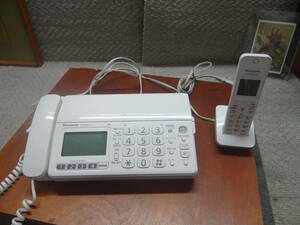 TA797 Panasonic パナソニック FAX電話機 KX-PD304-W おたっくす パーソナルファックス 子機KX-FKD404-W 