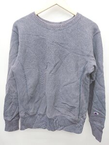 ◇ Champion チャンピオン 長袖 トレーナー サイズMEDIUM ダークグレー系 メンズ P