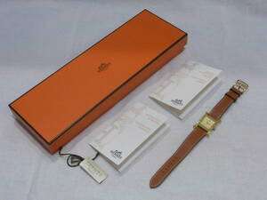 稼働 現状品 HERMES H Watch エルメス Hウォッチ HH1.201 腕時計 レディース 【中古ジャンク品】 