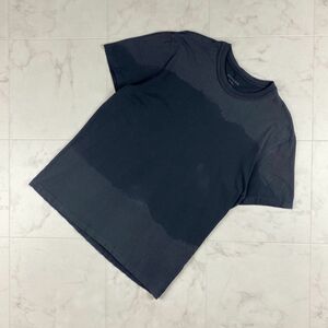 ALLSAINTS オールセインツ デザインTシャツ クルーネック 半袖カットソー Tシャツ メンズ トップス 黒 ブラック サイズXS*DC222