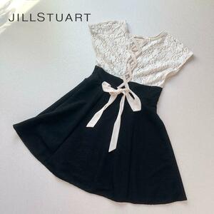 JILL STUART　ジルスチュアート　総レース　トップス　フレアライン