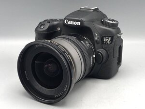 Canon EOS 70D EF-S 10-22mm F3.5-4.5 USM デジタル一眼レフカメラセット■現状品