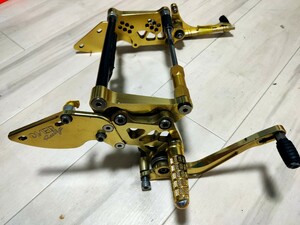 ★モンキー ゴリラ AB27 OVER GPパフォーマンス バックステップ 最上級バクステ ゴールド OVER RACING★ ディスク用