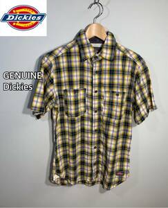 ■GENUINE Dickies■ディッキーズ　チェック半袖シャツ:S☆BH-750