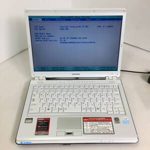 z※即決☆TOSHIBA dynabook CX/45C PACX45CLP ノートPC Celeron M 440 1.86GHz 1GB【BIOS確認/現状渡し】