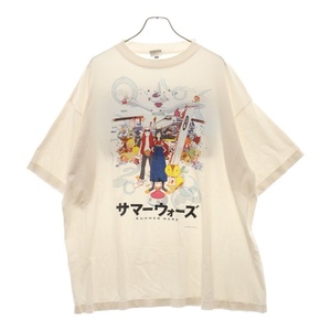 セントマイケル 24SS ×SUMMER WARS ×GEEKS RULE サマーウォーズ ギークスルール アニメ 半袖Tシャツ ホワイトSM-YS1-0000-C28