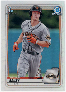 GIANTS捕手▲PATRICK BAILEY/2020 1st BOWMAN CHROME DRAFT PROS リフ版!