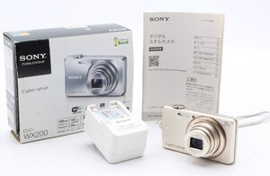 【ト石】 SONY ソニー Cyber-shot DSC-WX200 10x デジタルカメラ バッテリー充電器 箱付き CM150EWH17