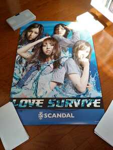 B2告知ポスター SCANDAL 「CD LOVE SURVIVE」 Sony Music Shop先着購入特典