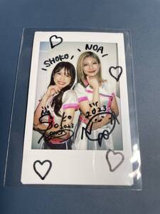 BBM2023 SHOKO＆NOA 直筆サイン入りチェキ Honeys’ チアリーダー 10枚限定 3/10 Softbank Hawks