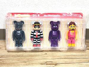 11/250【未使用】 新品未開封 ゴジラ×マクドナルド ベアブリック フィギュア 4体セット BE@RBRICK 