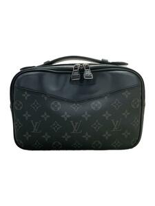 LOUIS VUITTON◆バムバッグ_モノグラム・エクリプス_BRW/PVC/BLK/総柄//