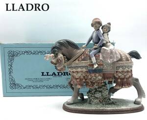 7701901-1【希少】LLADRO/リヤドロ/サンホセのお祭り/少年少女の行進/廃盤/絶版/フィギュリン/置物/レア/箱あり/状態良/美品