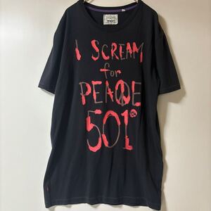 リーバイス　LEVIS Tシャツ　古着　メンズ　ブラック　サイズL 英語　バックプリント　半袖 カットソー 半袖Tシャツ Levi