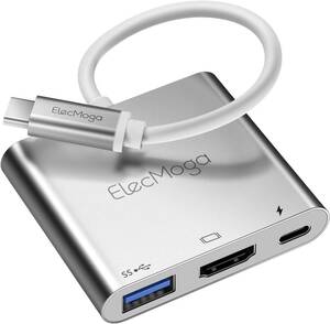 Type-C - HDMIアダプター 4K USB3.0 + USB-C