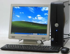 DELL Vostro 200-E6550DT ■ 15インチ 液晶セット ■ Core2Duo-E6550/DVDROM/希少OS/動作確認済/WindowsXP デスクトップ