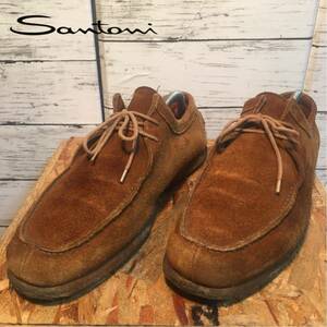 （87） Santoni 8 (26-26.5cm程度)スエード サントーニ イタリア製 BEAMS F ビームス