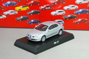 京商 1/64 アルファロメオ アルファ GT シルバー アルファロメオ ミニカーコレクション1 Kyosho 1/64 Alfa Romeo Alfa GTV silver