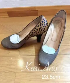 KariAng パンプス　23.5 レオパード