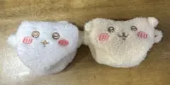 ちいかわふわふわミニキャラメルポーチ　ちいかわ、くりまんじゅう