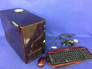 ★Ｐ―０５３★パソコン　デスクトップ intel Core2 Duo 自作PC？ 詳細不明 ジャンク品 通電のみ確認 HDDなし Windows XP [140]