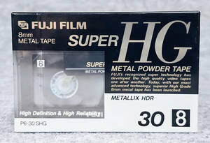 ★☆富士写真フィルム(株) 8mm ビデオ用 ハイグレード メタルテープ SUPER HG P6-30 SHG 新品・未使用・未開封☆★