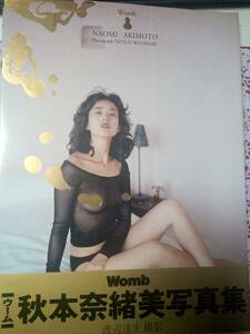 秋本奈緒美　写真集　Ｗｏｍｂ（ウーム） 渡辺達生　1993年8版　帯付き