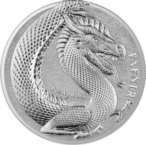 [保証書・カプセル付き] 2020年 (新品) ポーランドゲルマニア ビースト「ファフニール」 純銀 1オンス 銀貨