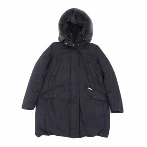 超美品 ウールリッチ 2018年商品 COCOON PARKA コクーン パーカ XS レディース ダウン ファー コート WWCPS2644D