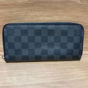 LOUIS VUITTON ルイヴィトン ダミエグラフィット 小物 財布 長財布 ジッピーヴェルティカル ラウンドファスナー メンズ