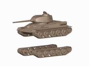 1/144 レジンキット　未塗装　WWⅡ ソ連軍　T-34/85 中戦車 4/4 ワールドタンクミュージアム【同梱可能】231120