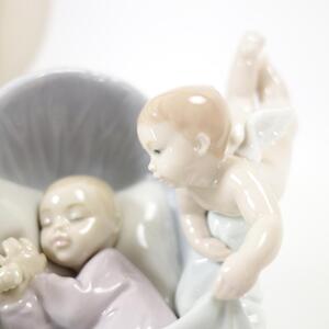 【絶版・希少！】極美品 LLADRO リヤドロ 「いい夢みてね」 守護 天使 赤ちゃん 8400 アンティーク ヴィンテージ 01008400 Joan Coderch