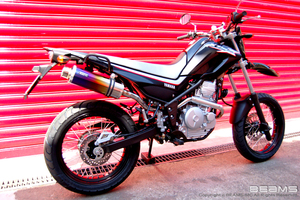 新品 ビームス XT250X 2008～ (JBK-DG17J)用 SS300チタン アップタイプ S/O B225-09-004 BEAMS マフラー