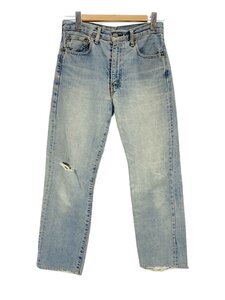 Levi’s◆ボトム/30/コットン/IDG/502XX/BIG E/Talon/J22