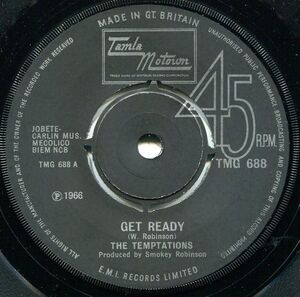 英7 Temptations Get Ready / My Girl TMG688 Tamla Motown /00080