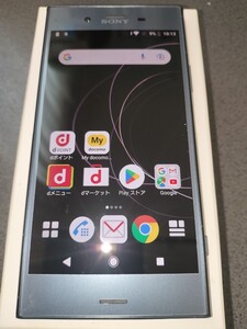 ソニー SONY docomo SO-01K Xperia XZ1 ブラック SIMフリー 元箱（メーカー違い）＆充電器付