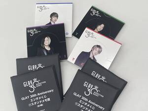 GLAY 30th Anniversary スタンドメモ帳 メンバー4名 セット メモ帳 未使用