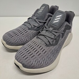 ★adidas アディダス Alpha Bounce + アルファバウンス スニーカー シューズ 靴 22.5cm グレー レディース★