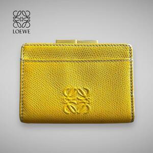 【LOEWE ロエベ 】レア がま口 ミニ財布