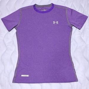 アンダーアーマー UNDER ARMOR レディース Tシャツ SM パープル紫