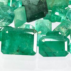 ●天然エメラルドおまとめ29.05ct●o ルース 裸石 宝石 ジュエリー jewelry emerald beryl ベリル 緑玉 w4B64