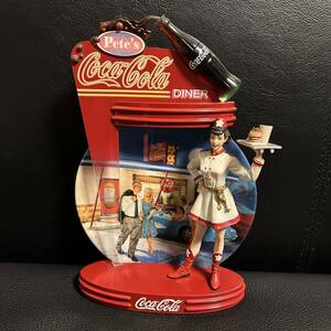 激レア★コカコーラ コレクターズプレート アメリカンダイナー DINER ウェートレス ウエイトレス　50s フィギュア★D