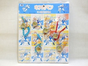 ★昭和レトロ 駄玩具 ⑤ キン肉マン ブリキ腕時計 ブリキ玩具 台紙未裁断★ G515 Showa Retro Tin Toys Kin-niku Man