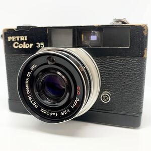 【シャッター変速OK】PETRI COLOR 35 ブラック ペトリカラー 35 ／C.C petri 40mm f2.8 フィルム カメラ レンジファインダー 1216-1