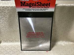 新品●未使用● A4 極薄シートルーペ　MagniSheet Deluxe Framed Page Magnifier-10-3/4"X8-1/4