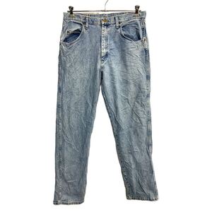 Wrangler デニムパンツ W36 ラングラー ビッグサイズ ライトブルー コットン メキシコ製 古着卸 アメリカ仕入 2406-512