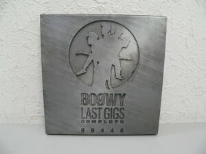 #3842　CD　BOOWY　LAST GIGS　COMPLETE　2枚組　美盤